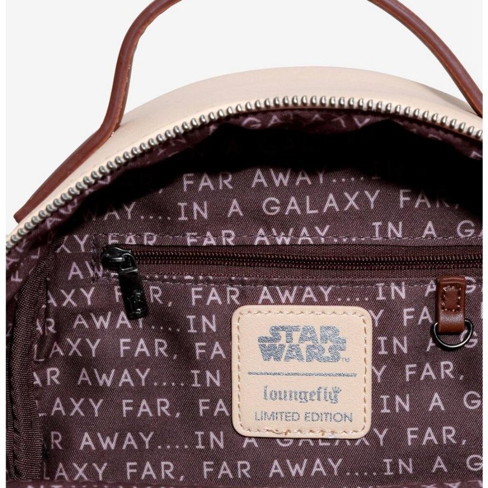Loungefly Star Wars Tatooine Mini Convertible Backpack with Pouch - Picture 7 of 8